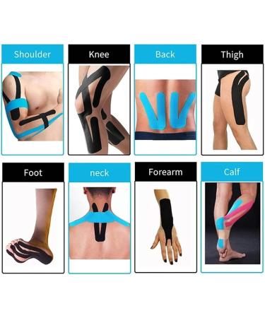 Premium 4 x 16.4' Kinesiology Tape for Athletic Performance and Muscle Pain Relief - Latex-Free, Waterproof, Uncut Roll - Beige - Buy Online on GoSupps.com