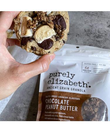 Purely Elizabeth Ancient Grain Granola Chocolate Peanut Butter (3 ct.) - Delicious Gluten-Free Snack - Buy Online on GoSupps.com