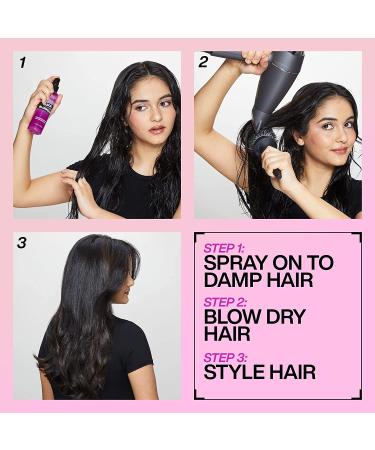 Redken Quick Blowout Heat Protection Spray 4.2 Fl Oz | Lightweight Primer for Smooth & Shiny Hair | Heat Protectant for All Hair Types - Buy Online on GoSupps.com