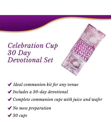 Celebration Cup 30 Day Communion Devotional Set 30 Count (Pack of 1) - Buy Online on GoSupps.com
