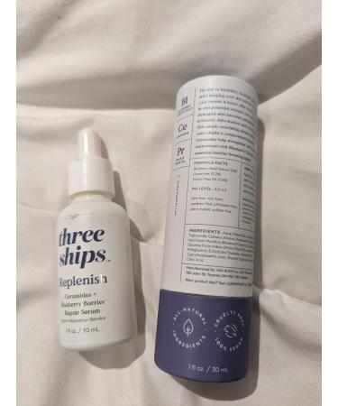 Buy Three Ships Replenish Ceramides Blueberry Barrier Repair Serum 30 ML - Hydrating Skincare for All Skin Types - International Shipping Available - Buy Online on GoSupps.com