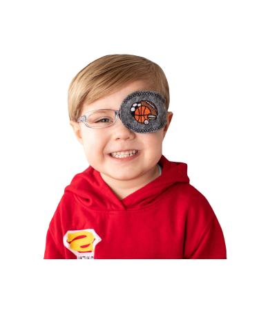 Eye Patch- Sportsballs Pocket Patch for Children by Patch Pals (Left Eye Coverage)