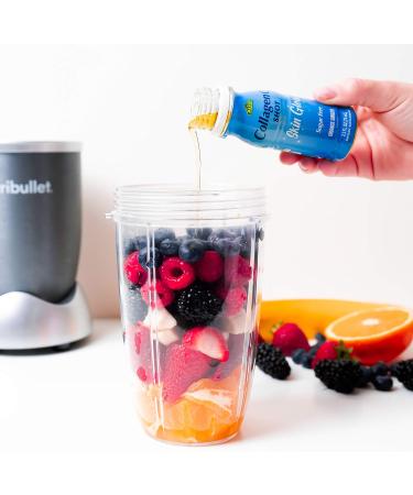 CollagenC Skin Glow Shot 20 Pack - Collagen 10g, Vitamin C 1000mg, Biotin 1000mcg, Vitamin D 800 IU - Natural Orange-Ginger Flavor - 2.5oz Bottle - Buy Online on GoSupps.com