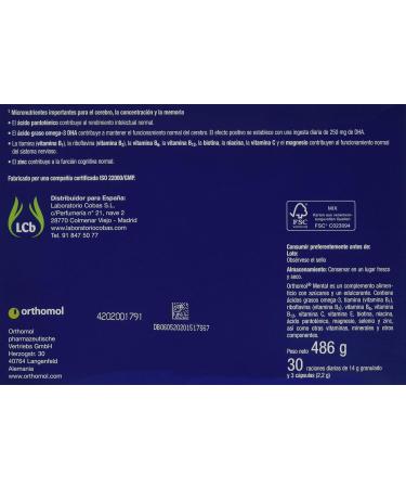 ORTHOMOL Mental 30sbrs+caps black standard - Buy Online on GoSupps.com