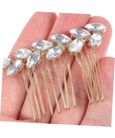 Beaupretty Fashionable Diamond Hair Accessories Hair Clip Hair Barrettes Hair Pin Bridal Headpiece Hair Accessories for Women Hair Side Comb Crystal Hair Comb Wedding Bride - Buy Online on GoSupps.com