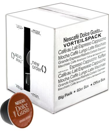 80 x Nescaf Dolce Gusto Caff Grande Intenso Strong Coffee Coffee Capsule Large Pack 80 Capsules - Buy Online on GoSupps.com