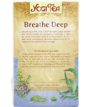 Yogi Tea | Breathe Deep - Organic | 4 X 17 Bags - Buy Online on GoSupps.com