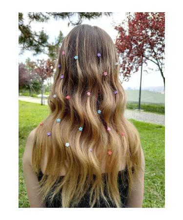 Horlon Small Flower Hair Clips Set - 24 Pcs Sparkling Crystal Stone Hair Claw Clips for Girls & Women - 6 Colors - Thin & Thick Hair Accessories - Cute Mini Styling Hair Clips - Buy Online on GoSupps.com