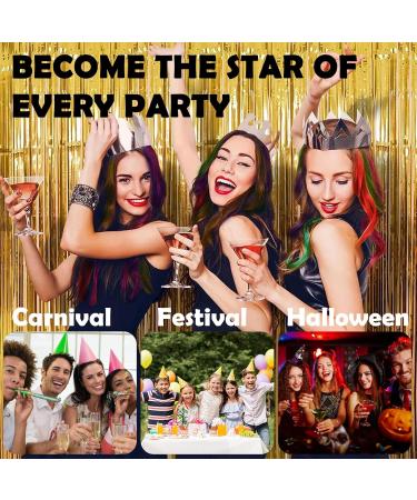 BDSHUNBF 12 Colors Hair Chalk Comb Temporary Bright Hair Color Hair Chalk for Kids Girls Deluxe Hair Chalk Set For Girls Washable Colour Brush for Halloween Makeup Birthday Washable - Buy Online on GoSupps.com