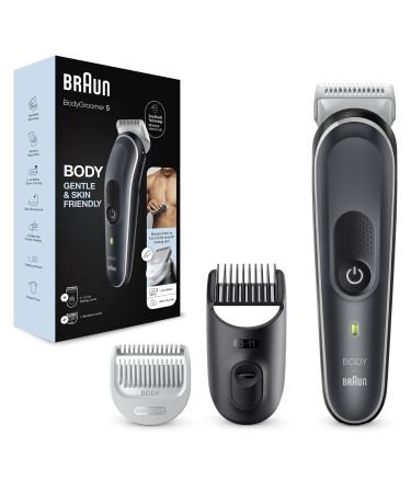 Braun Body Groomer 5 Manscape Tool For Men With SkinShield Technology Sensitive Comb Wet & Dry 100% Waterproof UK 2 Pin Plug BG5350 Grey/White - Buy Online on GoSupps.com