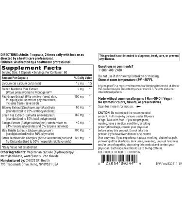 SFI Health Klaire Labs Theraflavone - Milk Thistle & Bilberry (60 Capsules) - Buy Online on GoSupps.com