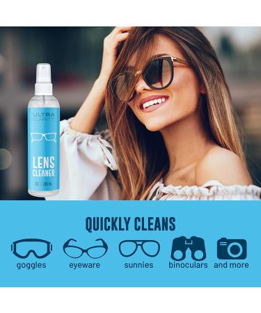 ULTRA CLARITY 6 oz Eyeglass Lens & Screen Cleaning Spray - Professional Grade Formula - Safe for Coated Surfaces - Buy Online on GoSupps.com
