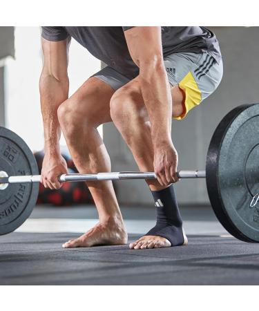 adidas Ankle Support Sleeve - Durable Breathable Training Support for All Fitness Levels - Ergonomic Design - Medium Size Black - Buy Online on GoSupps.com