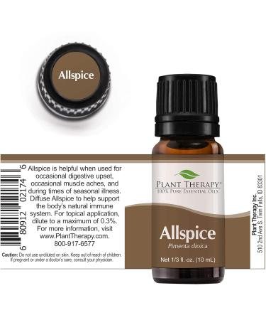 Plant Therapy Allspice Essential Oil 10 mL - 100% Pure Therapeutic Grade Undiluted for Aromatherapy & Wellness - Buy Online on GoSupps.com