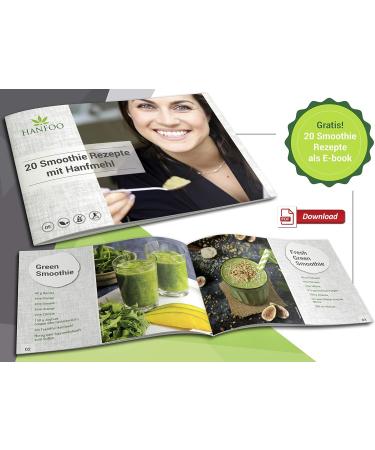 Buy Organic Hemp Flour from Germany - Vegan Hemp Seed Flour 1000g + Free Recipe E-Book (PDF) | Best Alternative to Hemp Protein - Buy Online on GoSupps.com