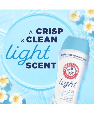 Arm & Hammer Light In-Wash Scent Booster Crisp Clean 24oz - Premium Odor Eliminator & Laundry Freshener for International Shipping - Buy Online on GoSupps.com