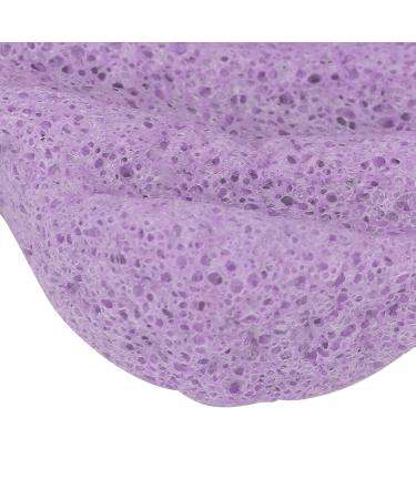 Eco-Friendly Facial Sponge | Plant Fiber Cleansing Puff for Beauty | Long Wavy Lavender Design - Buy Online on GoSupps.com