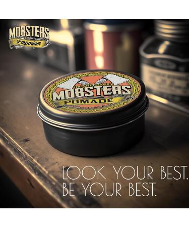 Mobsters Pomade Regular Hold Water Based Deluxe Matte Finish Hair Wax 140g Tin - Lucky Knuckles Edition | Pro Salon Use | Men's Hair Styling - Buy Online on GoSupps.com