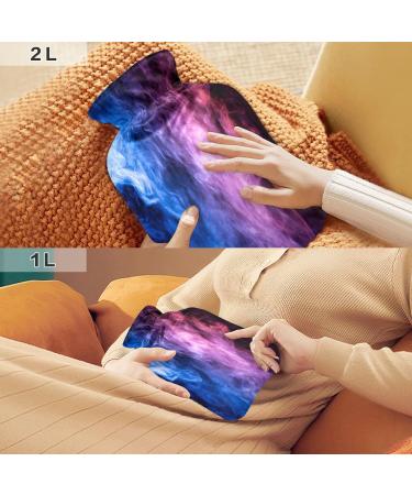 1L Hot Water Bottle - Soft Plush Cover Winter Hand & Feet Warmer for Kids & Adults - International Shipping - Buy Online on GoSupps.com