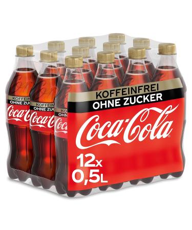 Coca-Cola Zero Sugar Caffeine-Free Soft Drink & Cherry Bundle - 12 x 500ml | No Sugar Refreshment - Buy Online on GoSupps.com