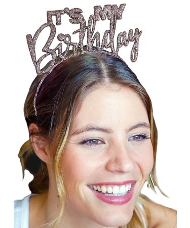 RhinestoneSash Black Multi Sparkle Unisex Birthday Tiara Headband - Women's Birthday Gift, Over the Hill Tiara, Party Supplies & Decorations - Buy Online on GoSupps.com