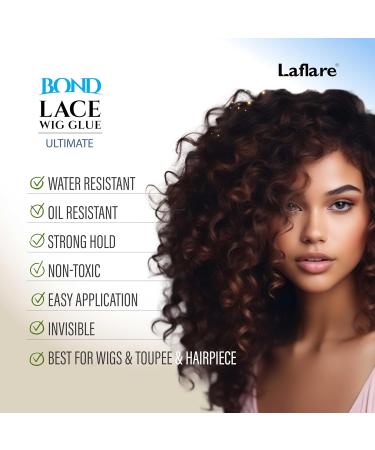 Laflare Lace Bond Wig Glue 1.2oz | Biotin & Vitamins A & E | Non-Toxic Water & Oil-Resistant Natural-Looking Adhesive for Wigs & Hairpieces - Buy Internationally - Buy Online on GoSupps.com