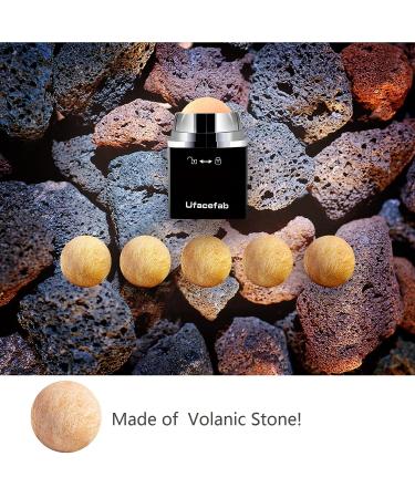 Ufacefab Volcanic Blotting Stone Face Roller - Oil Absorbing, Reusable, Washable (Black) - Buy Online on GoSupps.com