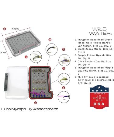 Wild Water Fly Fishing Complete Deluxe 3wt 10ft Euro Nymphing Kit Rod & Reel Combo - Buy Online on GoSupps.com
