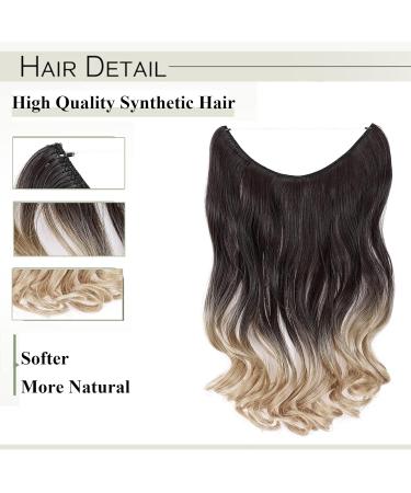 Buy Sego 50cm Secret Hair Extensions - Invisible Wire Wavy Light Brown & Ashblond for Natural Look - Buy Online on GoSupps.com