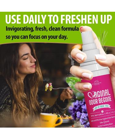 The Crown Choice Natural Feminine Wash for Women - pH Balanced Vaginal Cleanser Gentle on Sensitive Skin - Relieves Itch, Irritation & Odor - Made in USA - Buy Online on GoSupps.com