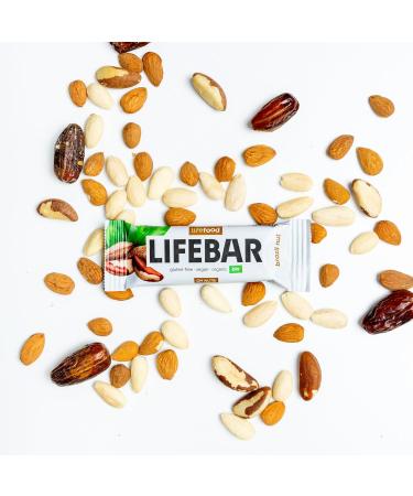 Shop Lifefood Lifebar Energy Seal - Vegan Sports Bar Gluten-Free Sugar-Free Bio Vegan - 15 Pack (Brazil Nut) - Buy Online on GoSupps.com