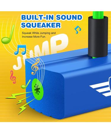 CUUGO LET'S GO! CG Pogo Stick Foam Jumper for Kids - Outdoor & Indoor Toys for 3-12 Year Old Boys Girls - Fun Gifts in Green Blue - Buy Online on GoSupps.com