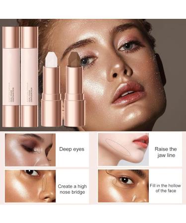 No Limits Harmony Cream Bronzer Stick 2 in 1 Bronzer and Highlighter Long Lasting and Waterproof Face Brightening Bronzer Stick with Brush for All Skin Types (Color : 01- - Buy Online on GoSupps.com