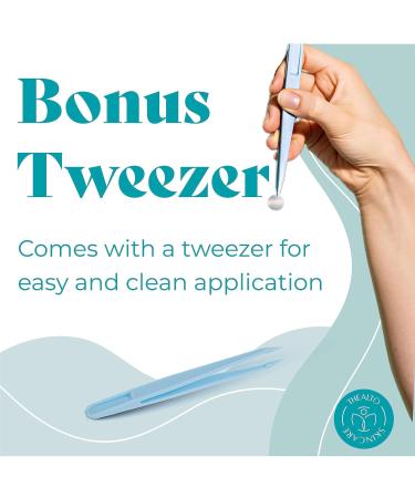 Facial Acne Healing Pimple Patches - 96 Hydrocolloid Dots with Bonus Tweezers for Effective Blemish Treatment | International Shipping Available - Buy Online on GoSupps.com