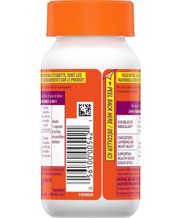 Metamucil Daily Psyllium Husk Powder Supplement 3-in-1 Fibre for Digestive Health Capsules 100 Count 100 count (Pack of 1) Fiber Supplement - Buy Online on GoSupps.com