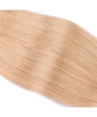 Tape In Hair Extensions #18 Nature Ashblond - 40 cm | 50 Bricks of 100% Remy Real Hair | Adhesive Tape Tressen by Novon Hair Extensions - Buy Online on GoSupps.com