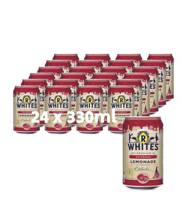 R Whites Premium Raspberry Lemonade 330ml x 24