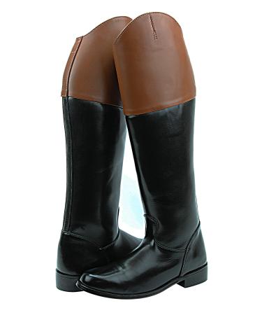 Hispar Royal Mens Man Fox Hunt Hunting Pull On Dress Dressage Boots Without Back Zipper Tan Top WIDE CALF 11