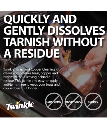 Twinkle Brass Copper Cleaning Kit - Professional Grade Polishing Solution - Buy Online on GoSupps.com