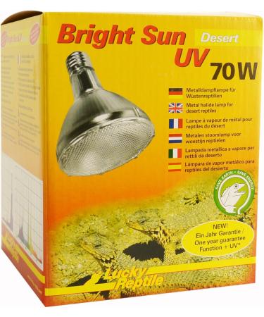 Buy Lucky Reptile 70W UV Jungle & Desert Metal Stamping Lamps - E27 Daylight Spectrum with UVA & UVB Radiation - International Shipping Available - Buy Online on GoSupps.com