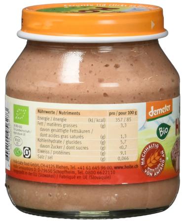 Holle Organic Beef Pack of 6 (750g) - Premium Quality Organic Baby Food | International Shipping Available - Buy Online on GoSupps.com