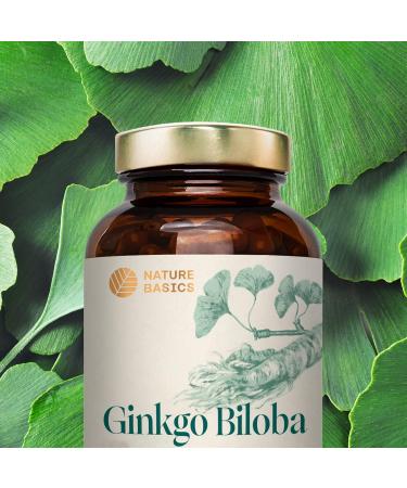 Natural Ginkgo Biloba 180 Capsules - 115mg Ginkgo & 40mg Ginseng | Vegan Certified & Sustainable Supplements - Buy Online on GoSupps.com