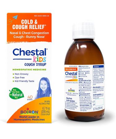 Boiron Chestal Children's Cold & Cough Syrup - Original 6.7 Fl Oz | Effective Relief - Buy Online on GoSupps.com