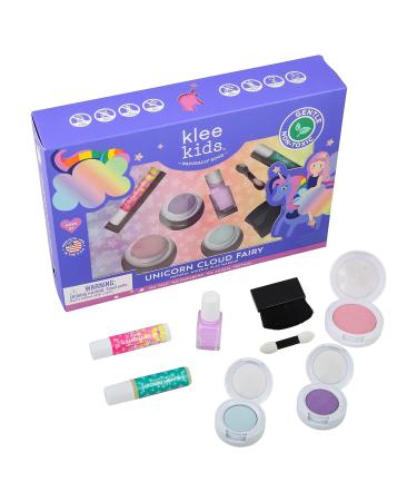 Luna Star Naturals Klee Kids Deluxe Play Makeup Kit - Gentle Non-Toxic Made in USA | Unicorn Cloud Fairy Theme - Buy Online on GoSupps.com
