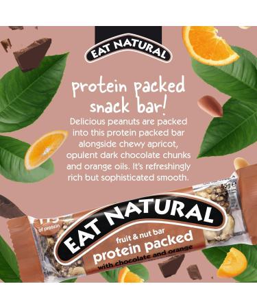Eat Natural Protein Bars with Chocolate and Orange 45g 12 Pack - Buy Online on GoSupps.com