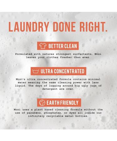 Eco-Friendly Laundry Detergent Liquid - Sugar Dew 50+ Loads Plant-Based Cruelty-Free Dye-Free 32 oz Recyclable Bottle - Buy Online on GoSupps.com