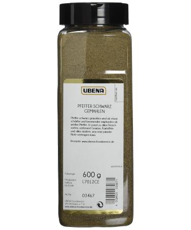 Buy Ubena Black Pepper Ground 600g | Premium Quality Seasoning - International Shipping Available - Buy Online on GoSupps.com