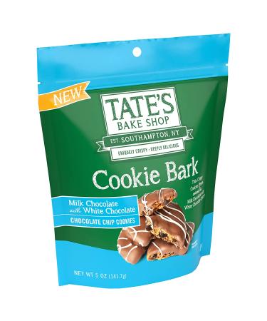 Tate's Bake Shop Cookie Bark Chocolate Chip Cookies with Milk & White Chocolate Drizzle 5 oz - Buy Online on GoSupps.com