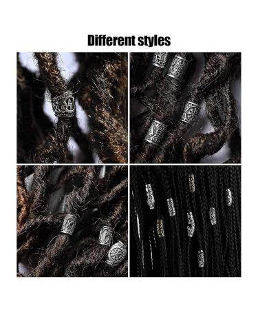 32 Exquisite Beard Beads for Men & Women | Dreadlocks Hair Tube Accessories - International Shipping Available - Buy Online on GoSupps.com