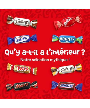 CELEBRATIONS - Bo te Cadeau en M tal - Assortiment de Chocolats au Lait Partager - Coffret No l - Chocolats Offrir - SNICKERS TWIX MARS MALTESERS BOUNTY et autres - 435g 435 g (Lot de 1) - Buy Online on GoSupps.com